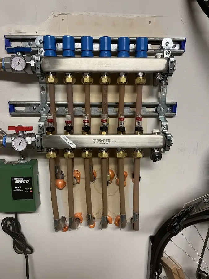 Plumber performing Gas Line Installation at a residential property in Catskill